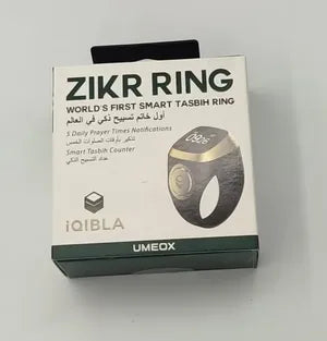 Zikr Smart Ring – OLED Tasbeeh Counter with Prayer Reminders