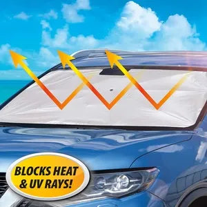 Stop Your Car From Turning Into an Oven – Foldable Windshield Sun Shade