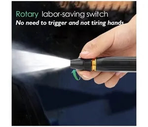 Portable Water Hose Nozzle – Adjustable Brass Spray Gun