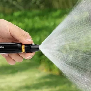 Portable Water Hose Nozzle – Adjustable Brass Spray Gun
