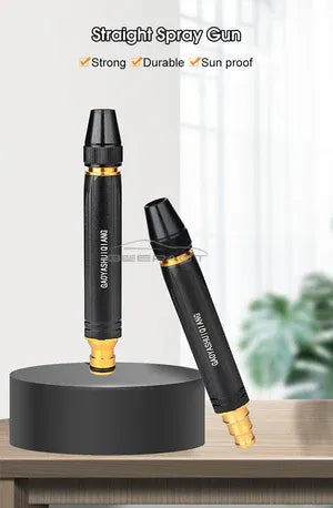 Portable Water Hose Nozzle – Adjustable Brass Spray Gun
