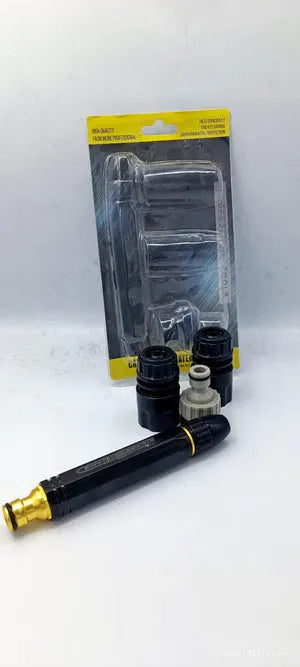 Portable Water Hose Nozzle – Adjustable Brass Spray Gun