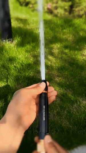 Portable Water Hose Nozzle – Adjustable Brass Spray Gun