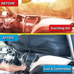Stop Your Car From Turning Into an Oven – Foldable Windshield Sun Shade